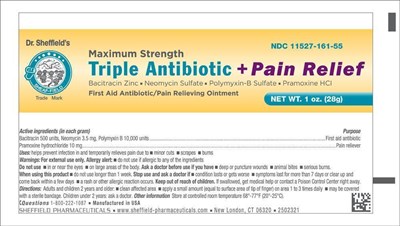 2502321 Sheffield Triple Antibiotic Plus 1oz OL.jpg Principal Display Panel – Tube Label - 2502321 Sheffield Triple Antibiotic Plus 1oz OL